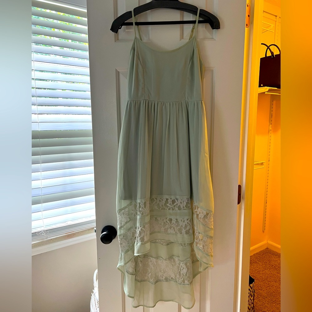 Frilly Hi-Lo Dress